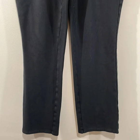 Larry Levine Black Stretch Pants 12 - Picture 3 of 14